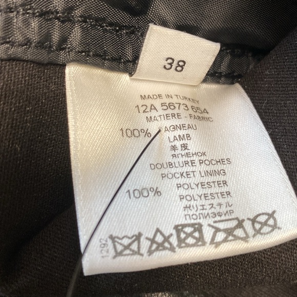 Authentic Givenchy Genuine Leather & Suede pants, Excellent Condition. - Picture 5 of 13